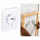 02 Crochets Adhésifs Invisibles Sans Perçage – Fixation Murale Ultra-Résistante pour Tableaux et Cadres