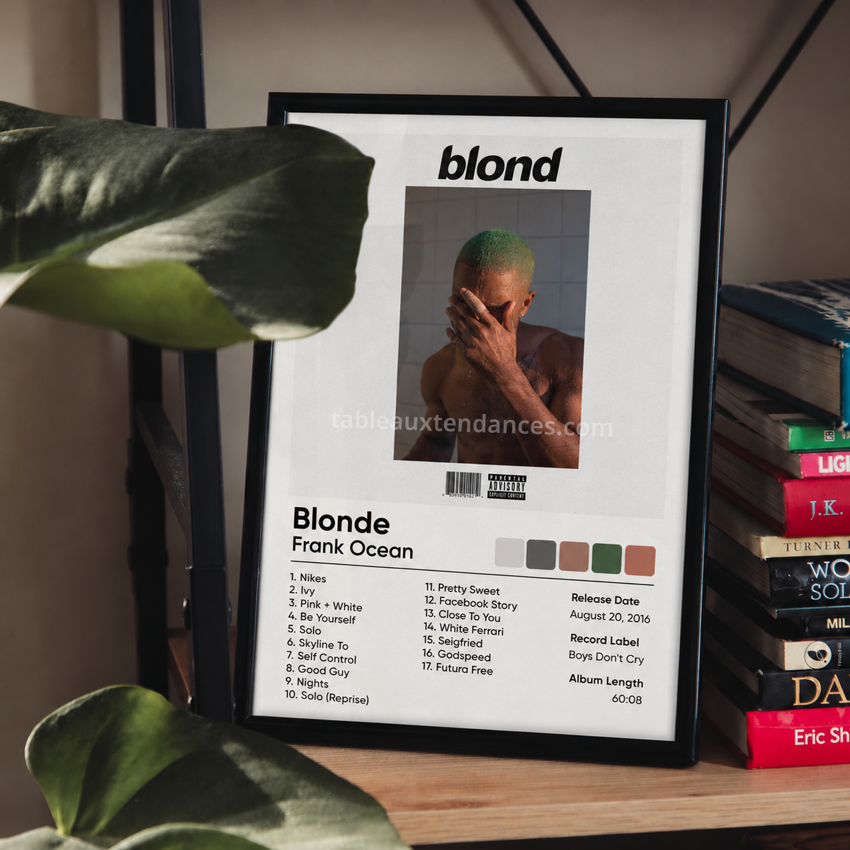 Tableau musical Blonde — Frank Ocean