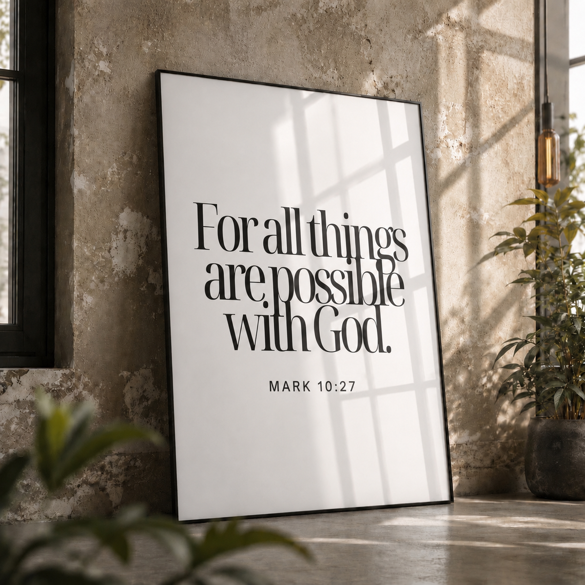 With God All Things Are Possible