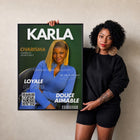 Portrait Magazine Personnalisé – Tableau Sur Mesure