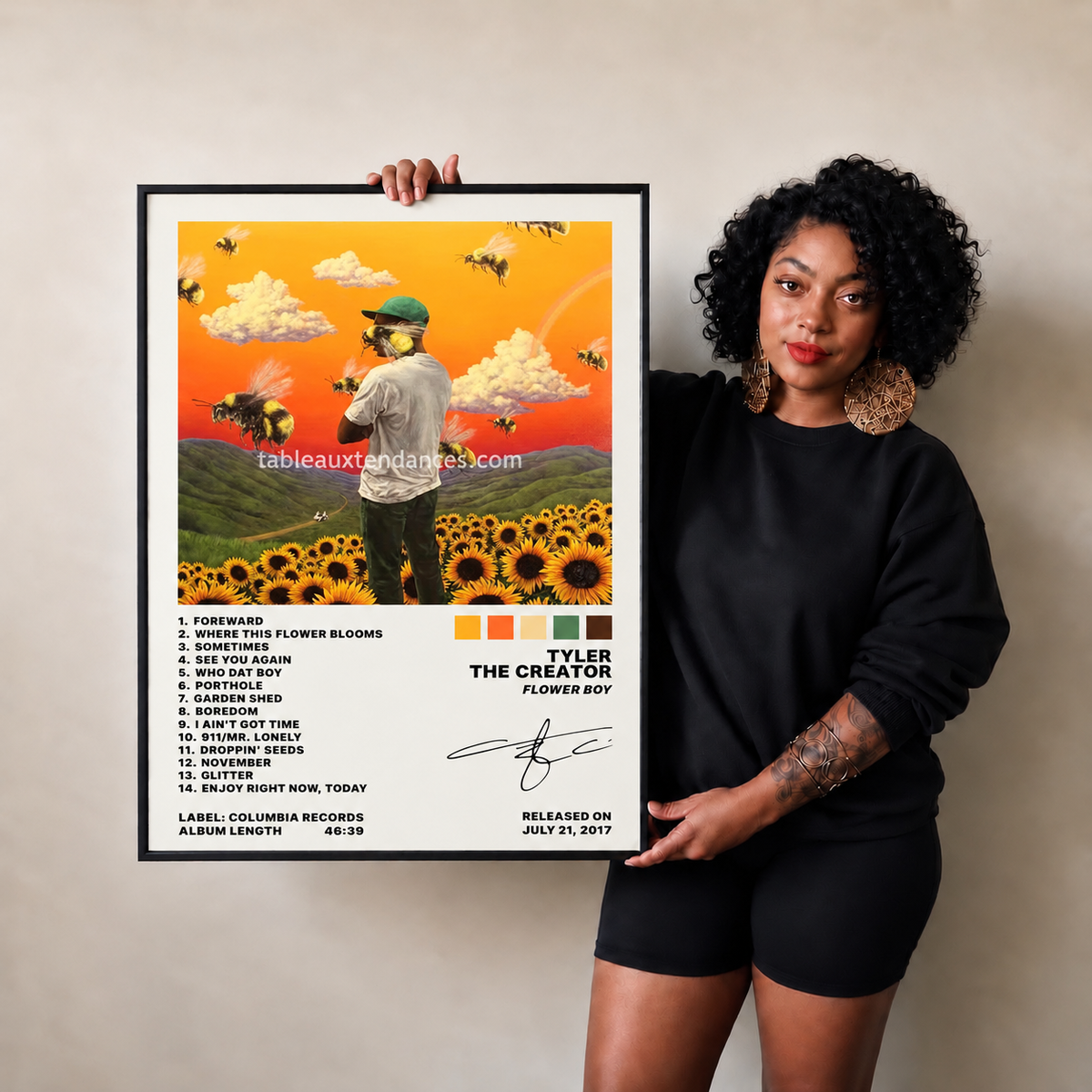 Tableau musical Flower Boy — Tyler, The Creator