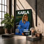 Portrait Magazine Personnalisé – Tableau Sur Mesure