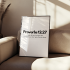 Proverbs 12:27 — Early to Rise