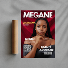 Mégane – Portrait Magazine Personnalisé Enfant