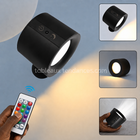 Applique Murale LED Magnétique Design Luxe - Fini Intérieur Doré &amp; Éclairage RVB / Blancs (360°)