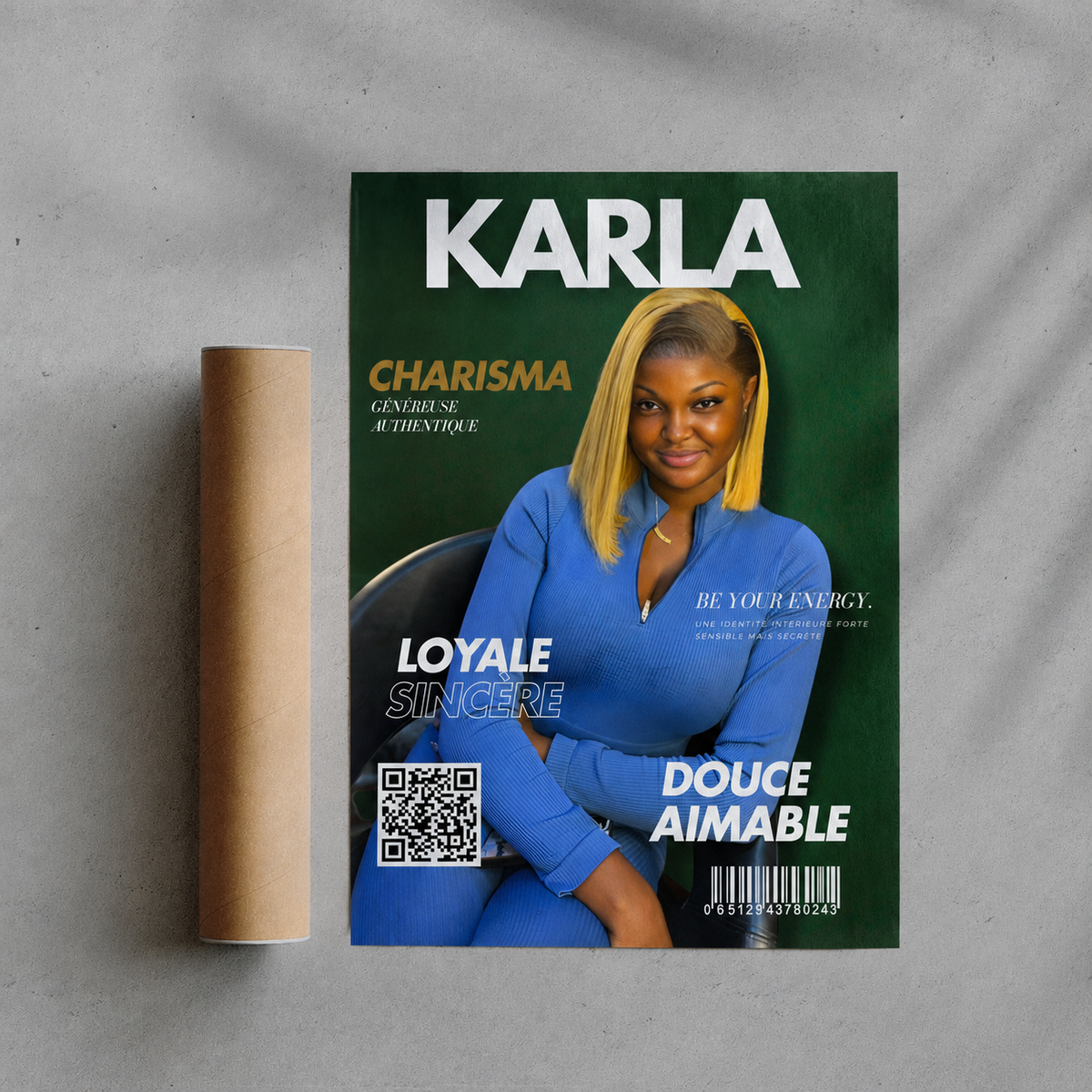 Portrait Magazine Personnalisé – Tableau Sur Mesure