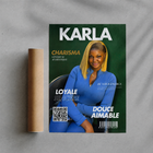Portrait Magazine Personnalisé – Tableau Sur Mesure
