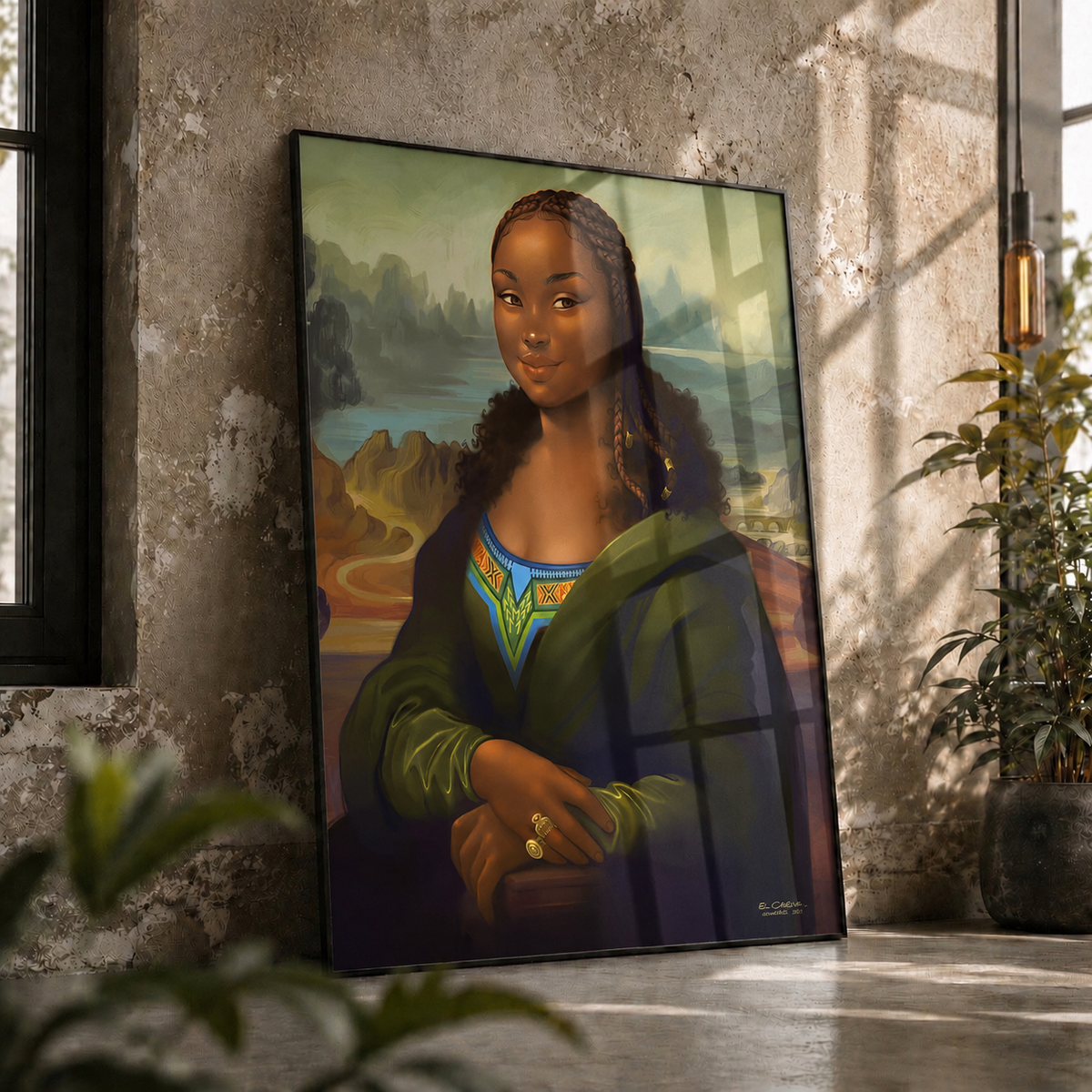 Melanin Lisa — Portrait Artistique