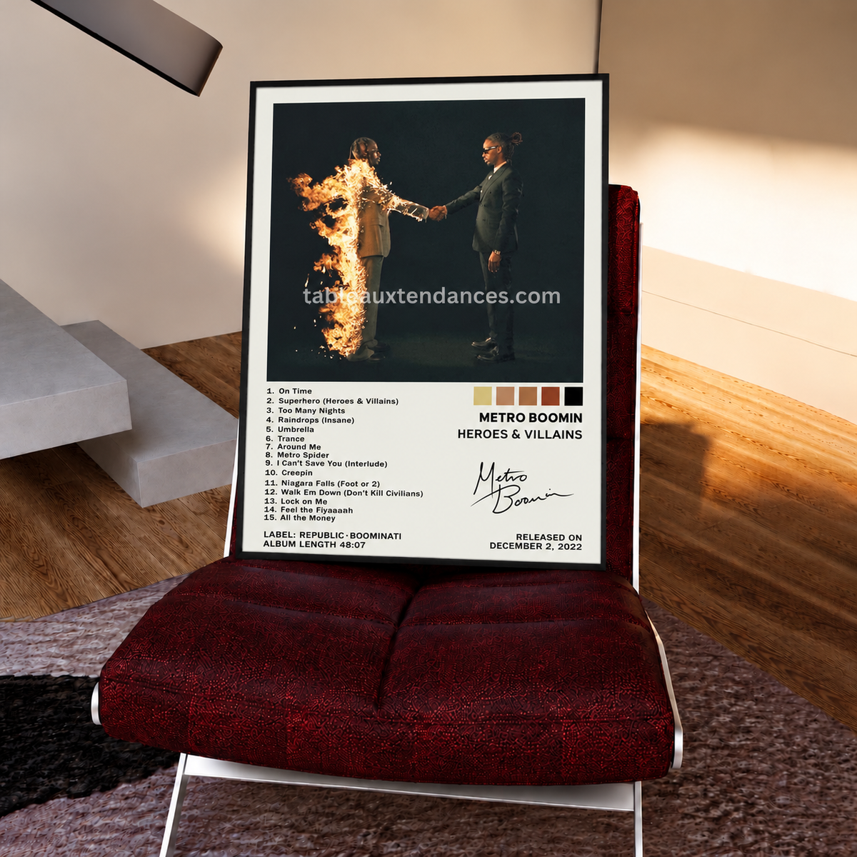 Tableau musical Heroes & Villains — Metro Boomin