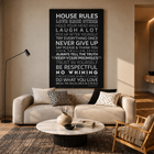House Rules — Affiche Typo