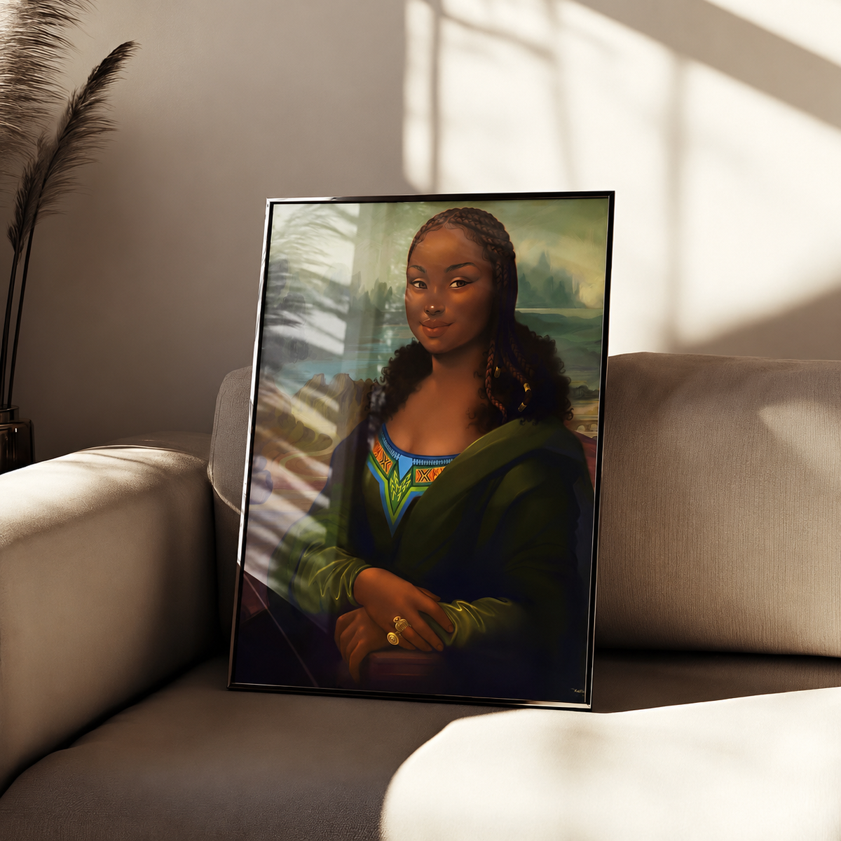 Melanin Lisa — Portrait Artistique