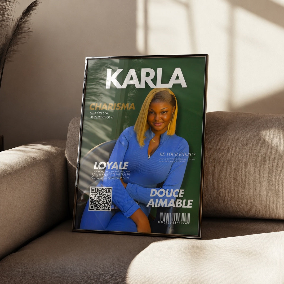 Portrait Magazine Personnalisé – Tableau Sur Mesure