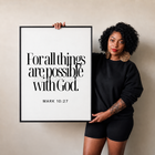 With God All Things Are Possible