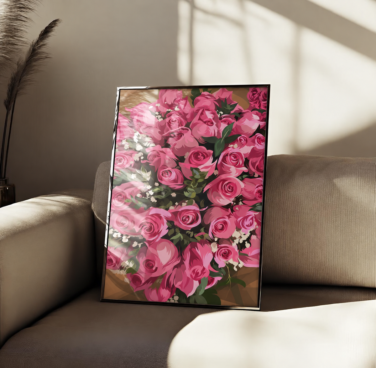 Pink Roses Abundance