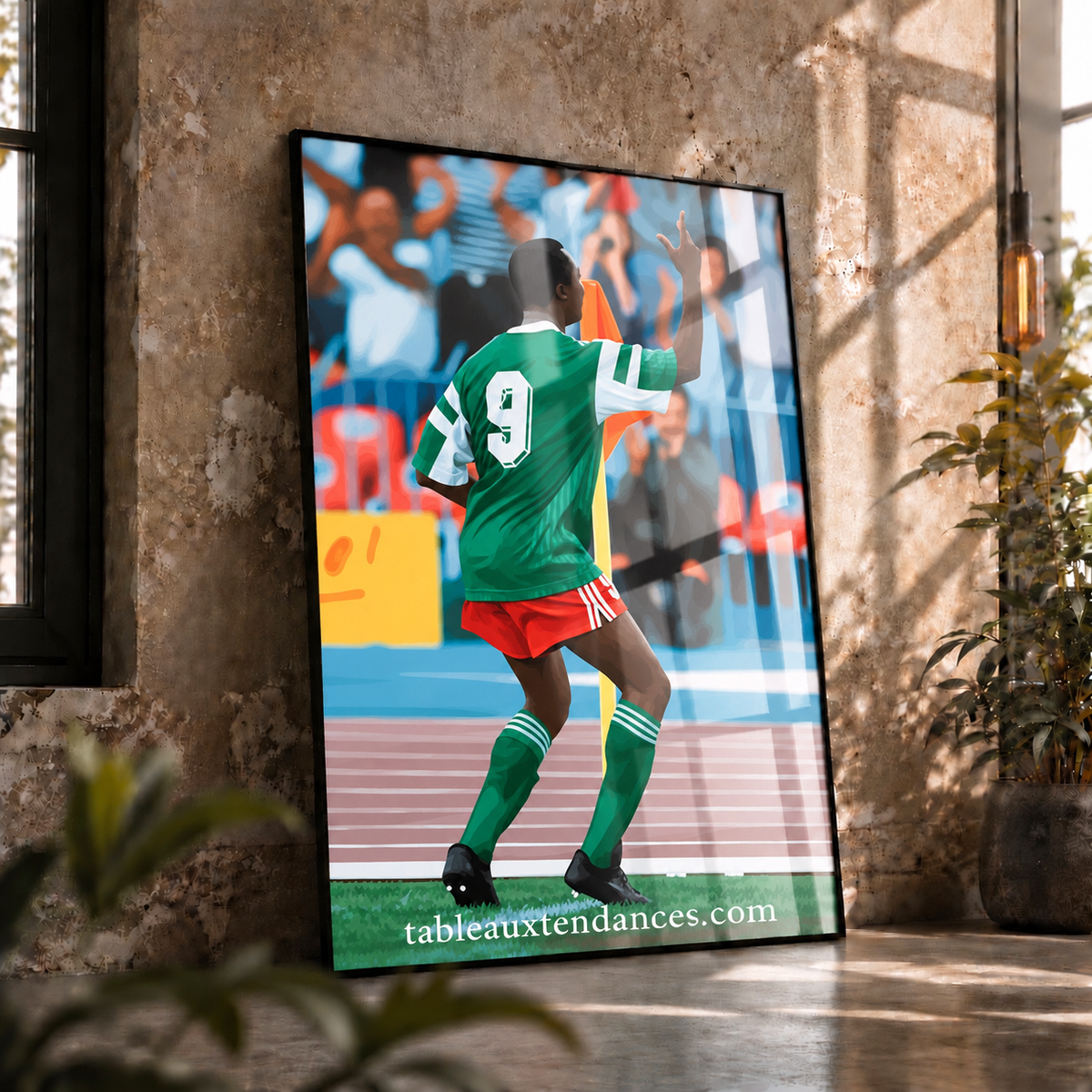 Lions Indomptables — Numéro 9 en Action