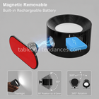 Applique Murale LED Magnétique Design Luxe - Fini Intérieur Doré &amp; Éclairage RVB / Blancs (360°)