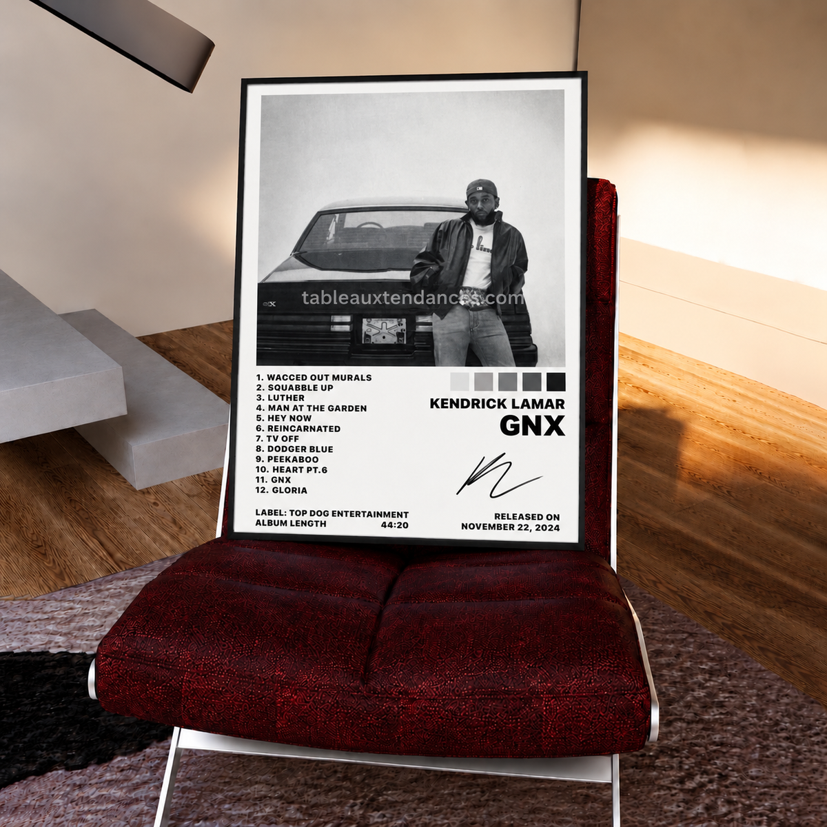 Tableau musical GNX — Kendrick Lamar