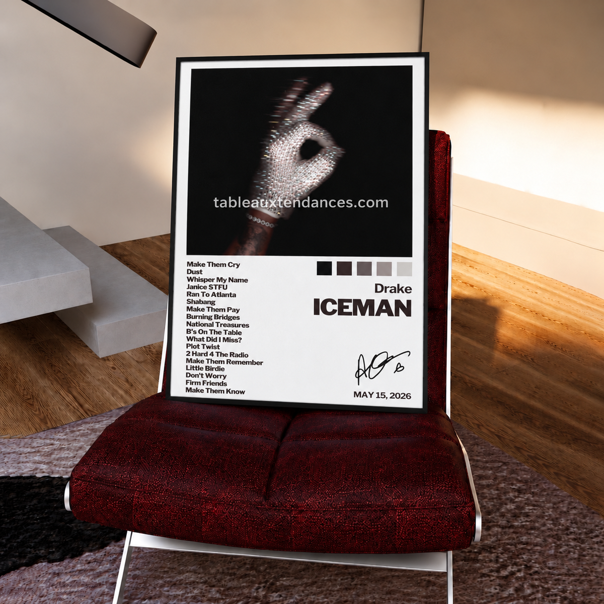 Tableau musical Iceman — Drake