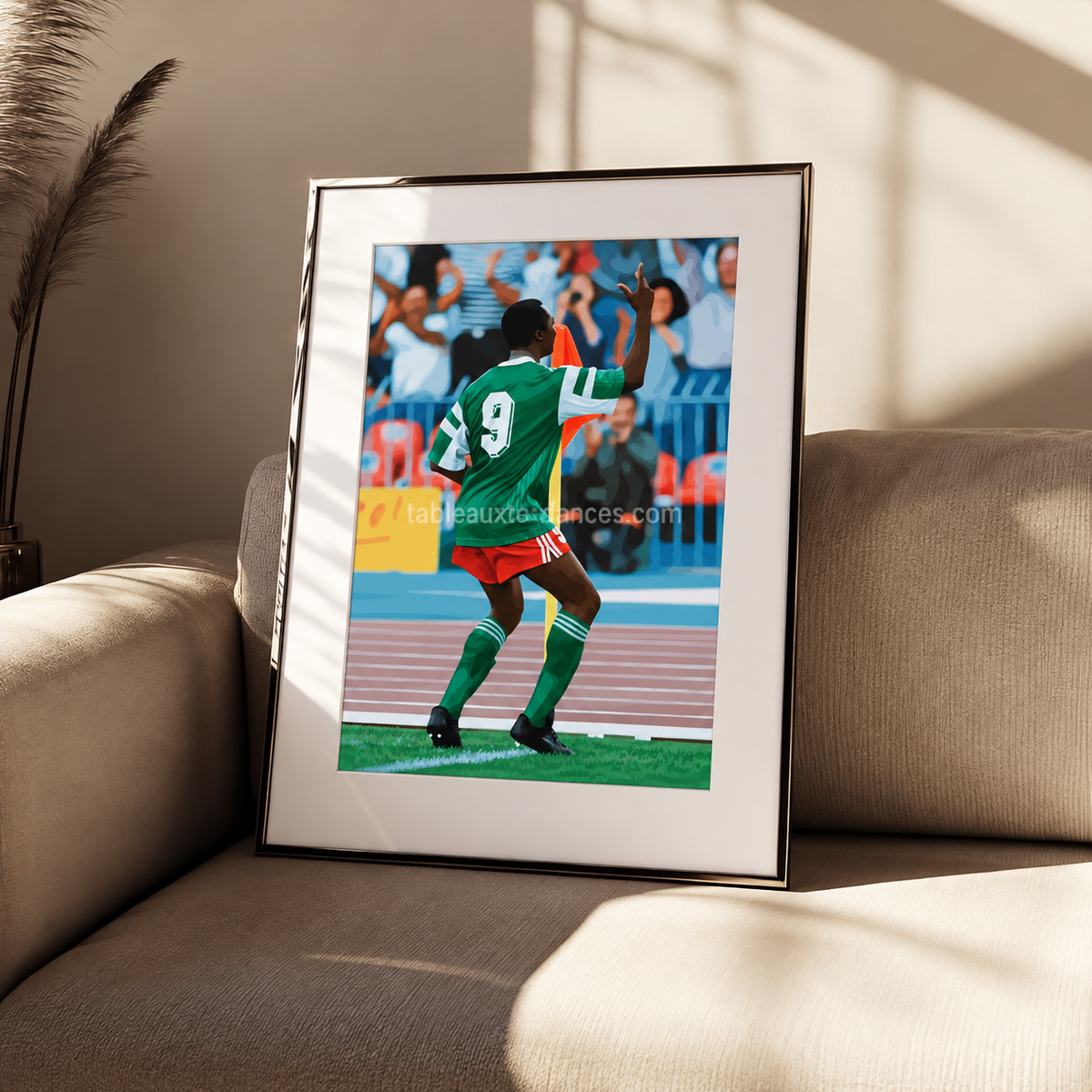 Lions Indomptables — Numéro 9 en Action