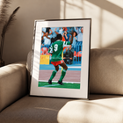 Lions Indomptables — Numéro 9 en Action