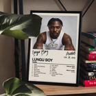 Asake — Lungu Boy, Tableau Album Afrobeats