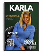 Portrait Magazine Personnalisé – Tableau Sur Mesure