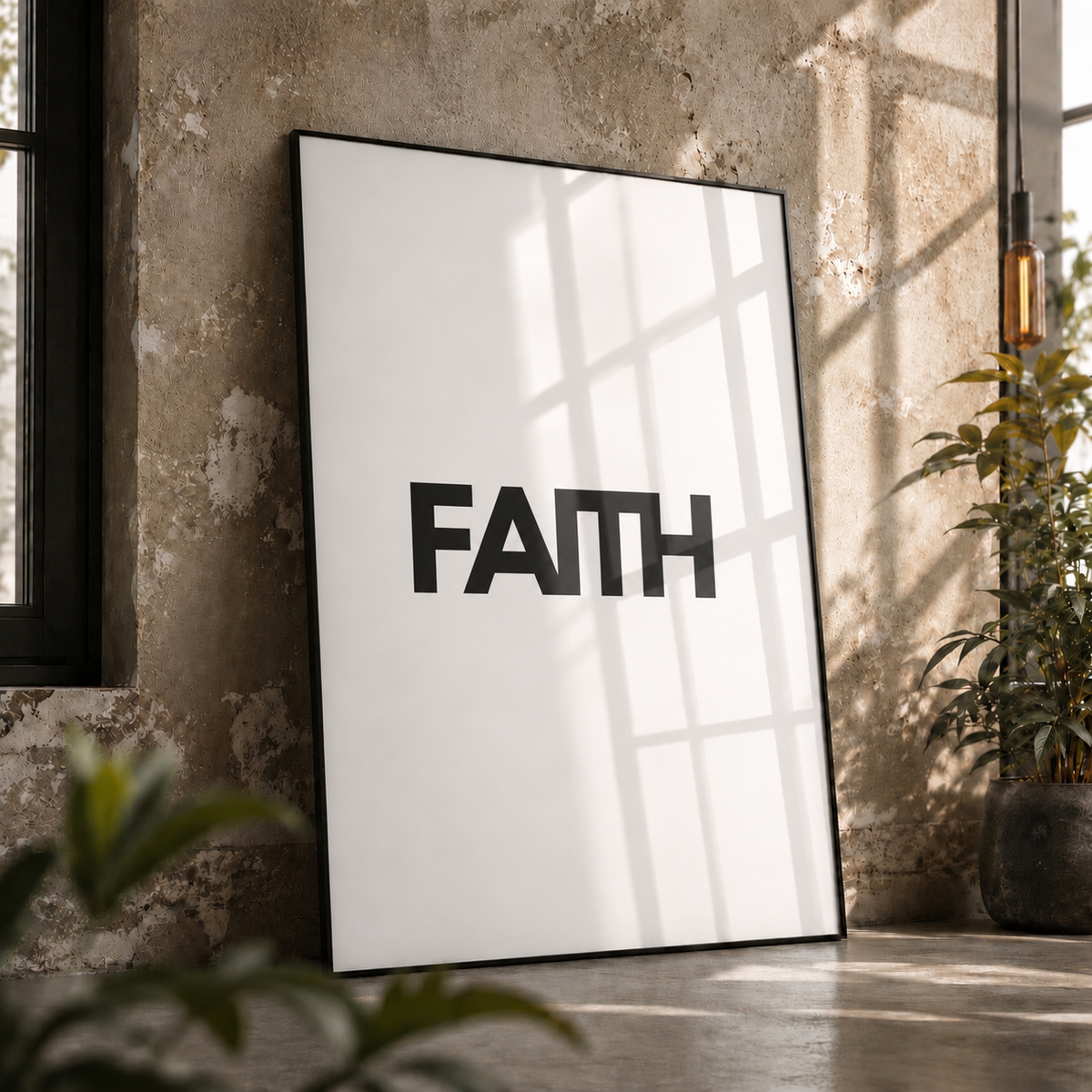 Faith — Minimalist Typography