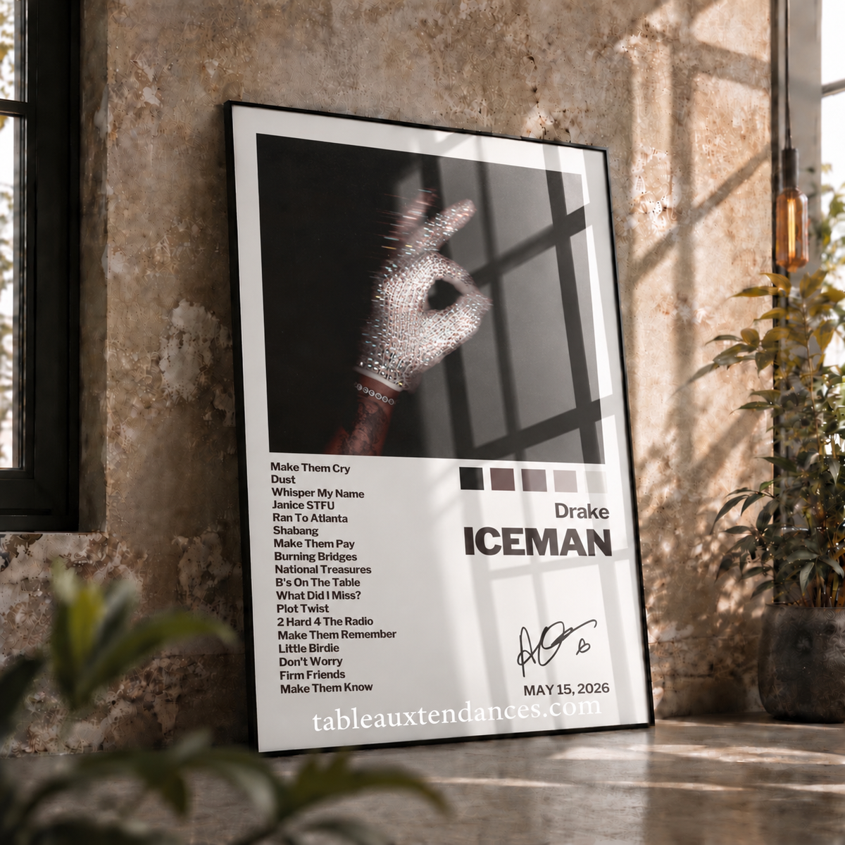 Tableau musical Iceman — Drake